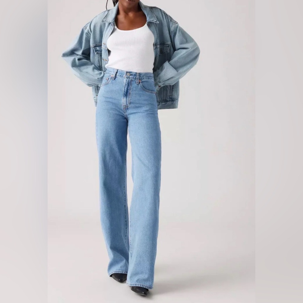 Levi’s Ribcage Wide Leg High-Waisted Women's Premium Denim Jeans